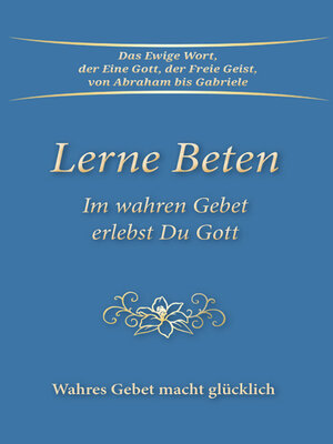 cover image of Lerne Beten